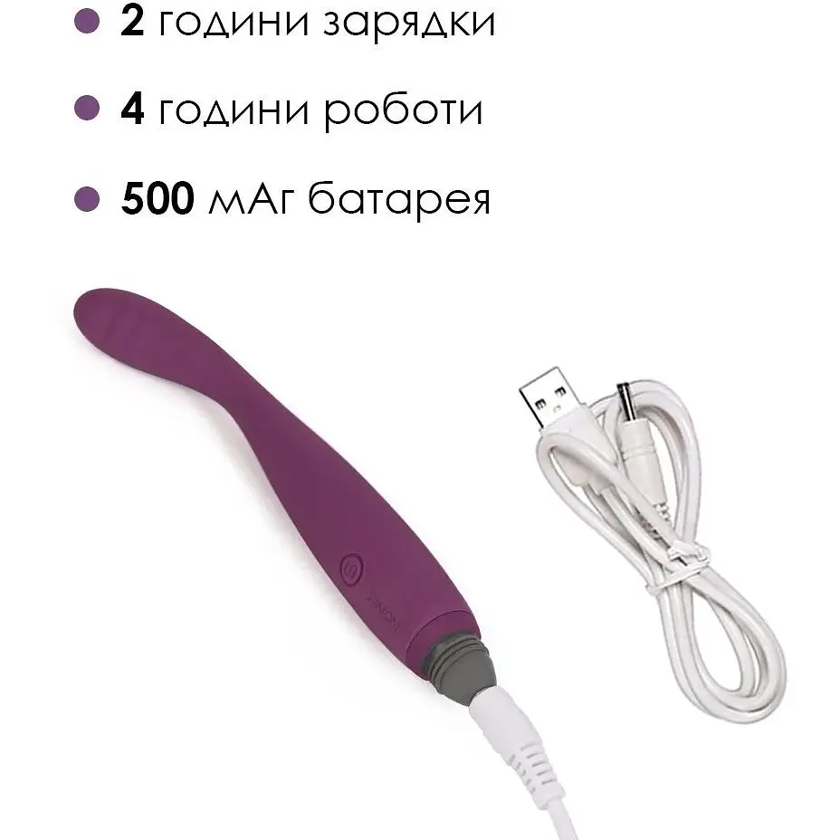 Тонкий вибратор Svakom Cici Violet - фото 4