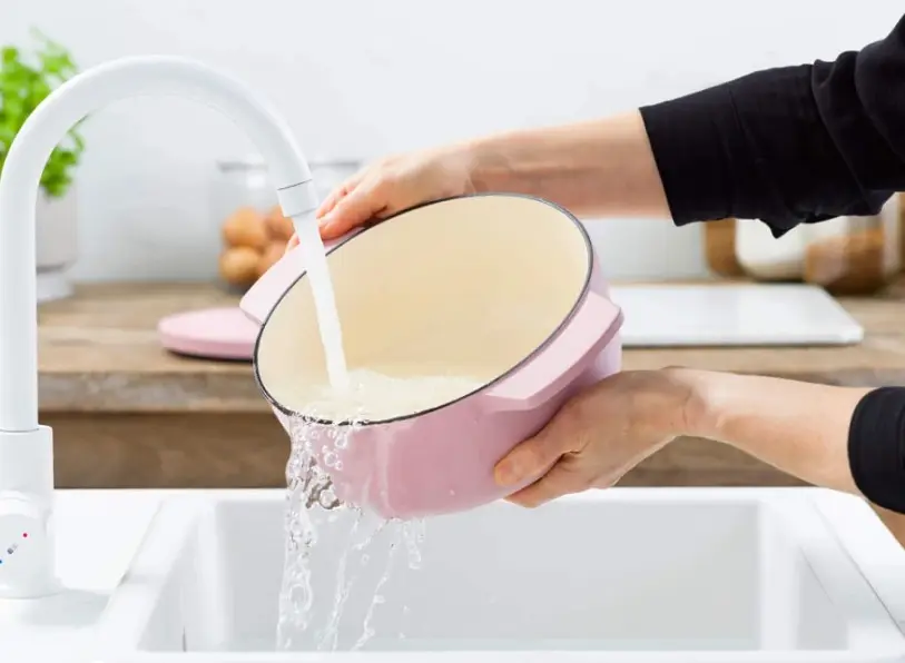 Каструля з кришкою KitchenAid СС007431-001 26 см 5.2 л суха троянда - фото 4