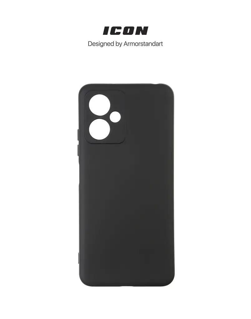 Чехол ArmorStandart ICON для Xiaomi Redmi Note 12 5G Camera cover Black (ARM65192) - фото 3