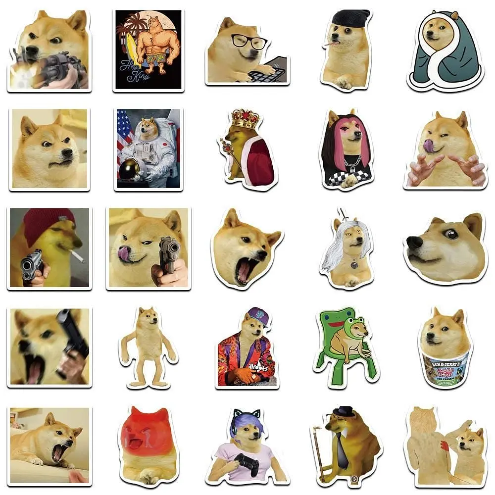 Стикерпак GeekLand Dogecoin 50 штук - фото 3