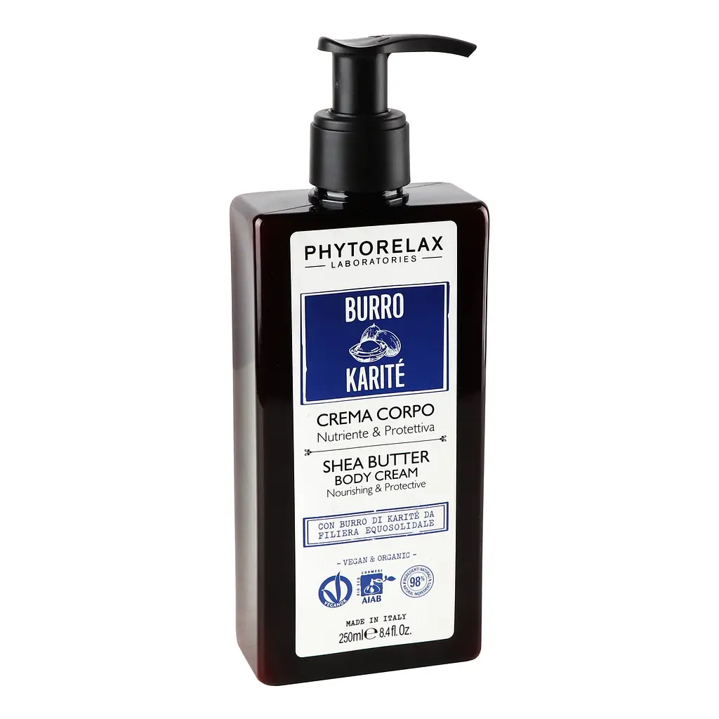 Крем для тіла Phytorelax Vegan&Organic Shea Butter, поживний та пом'якшувальний, 250 мл (6008795) - фото 2