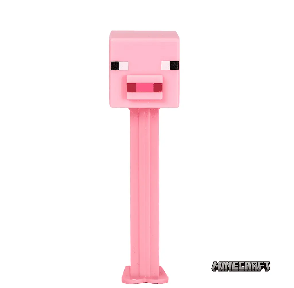 Диспенсер із цукерками Pez Minecraft Pig 17г - фото 2