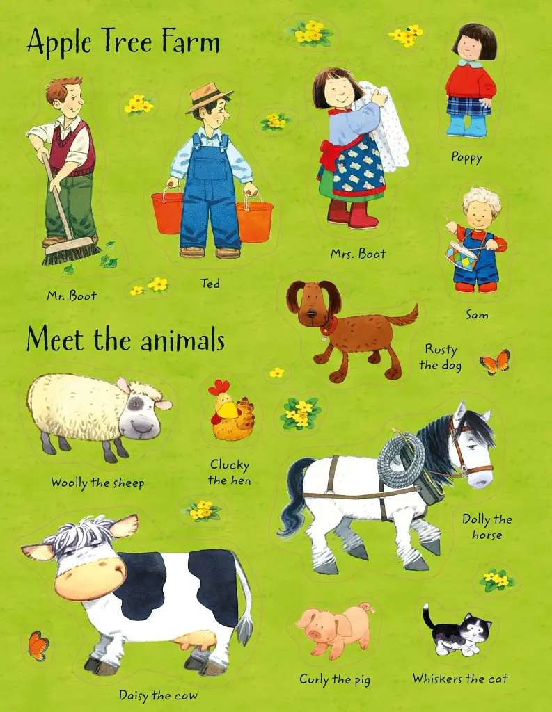 Poppy and Sam's Animals Sticker Book - фото 7