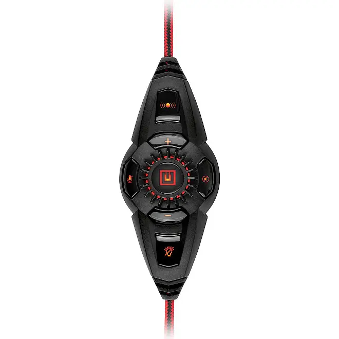 Ігрові навушники REAL-EL GDX-8000 Vibration Surround 7.1 Backlit Black/Red (EL124100017) [112567] - фото 7