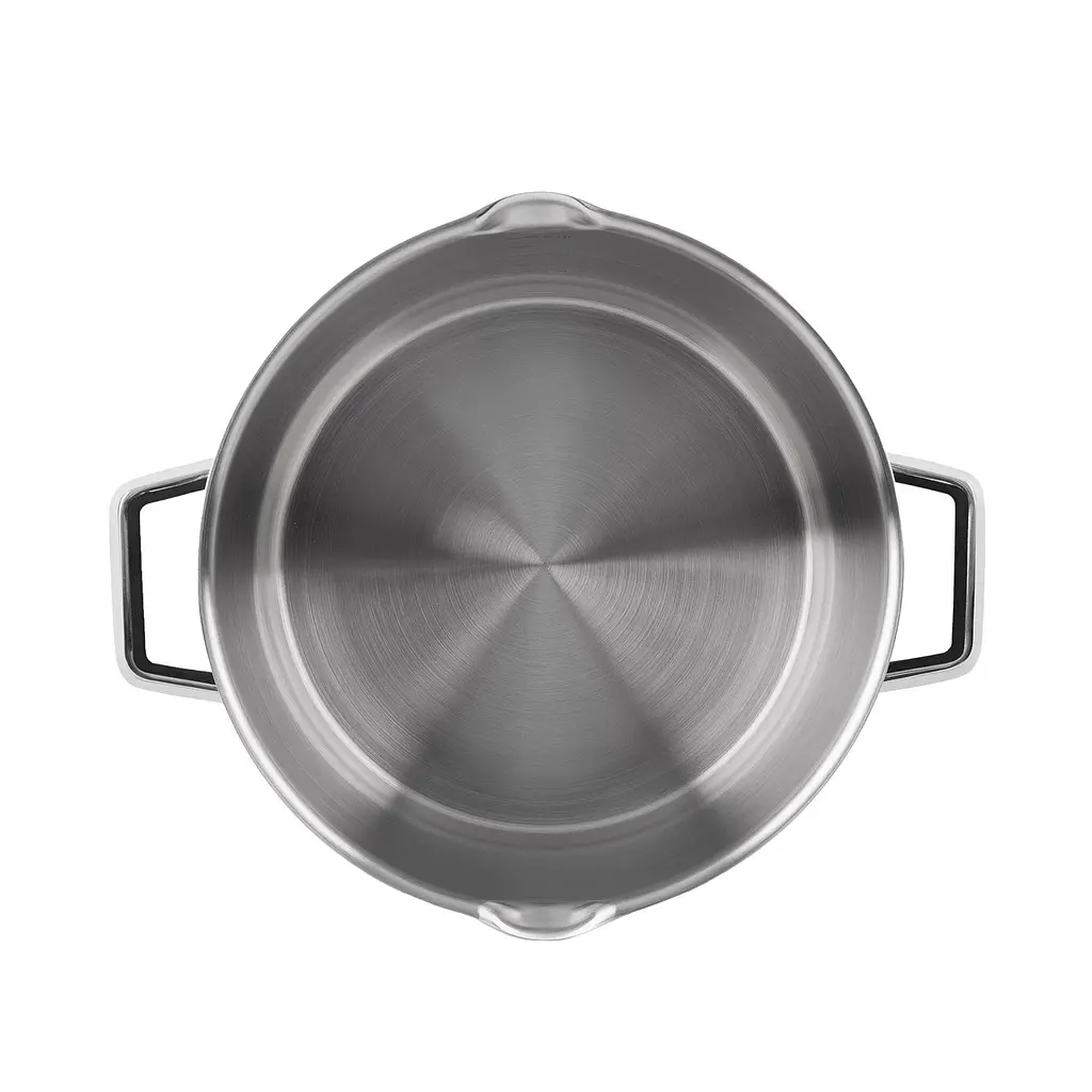 Набір кастрюль 8 предметів Krauff Moderne Schwarz + Сковорода універсальна 24 см Prime Chef та кришка скляна - фото 4