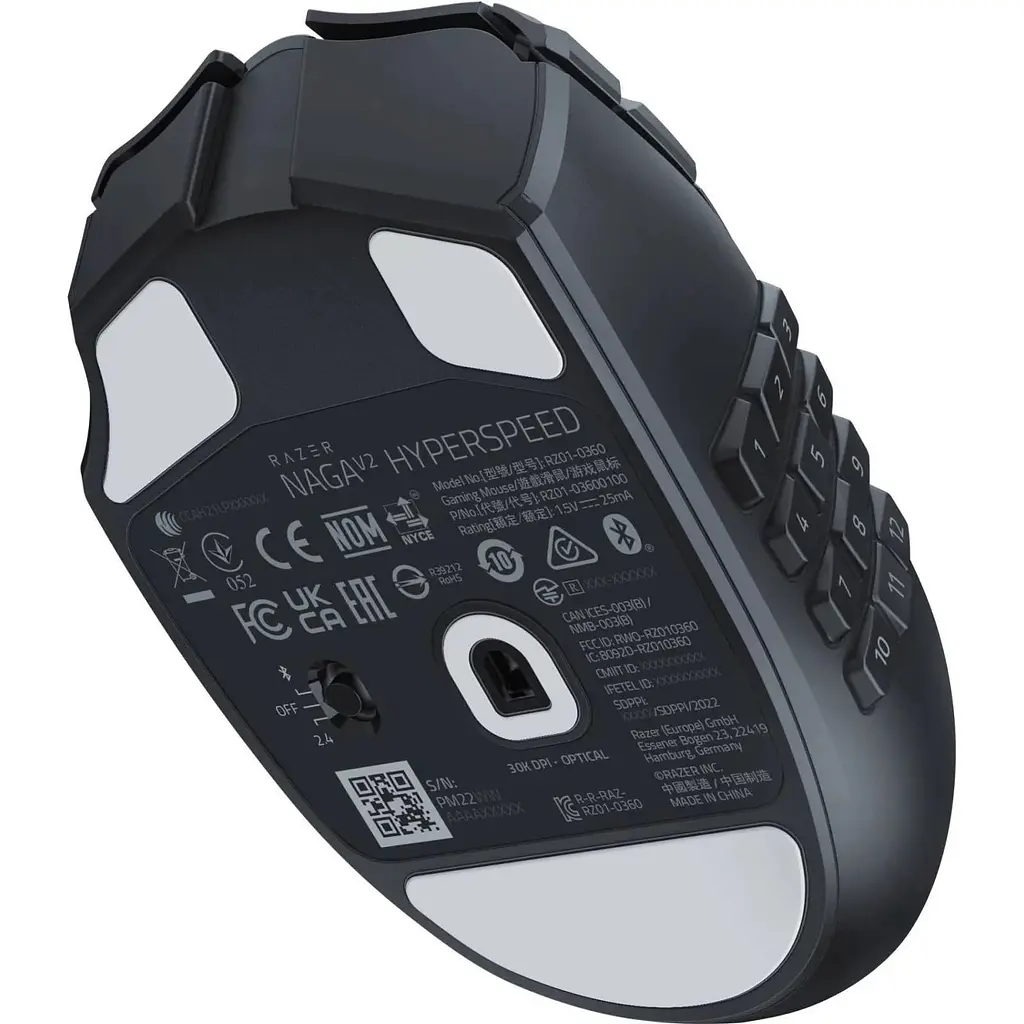 Мышь Razer Naga V2 Hyperspeed (RZ01-03600100-R3G1) [88432] - фото 5