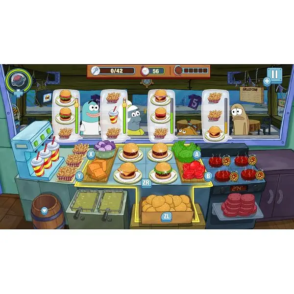 Игра SpongeBob SquarePants Krusty Cook-Off - Extra Krusty Edition (русская версия) (Nintendo Switch) - фото 3