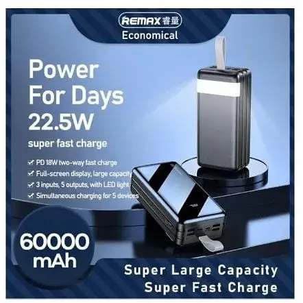 Внешний аккумулятор Remax RPP-173 60000mah 22.5W RPP-173 - фото 4