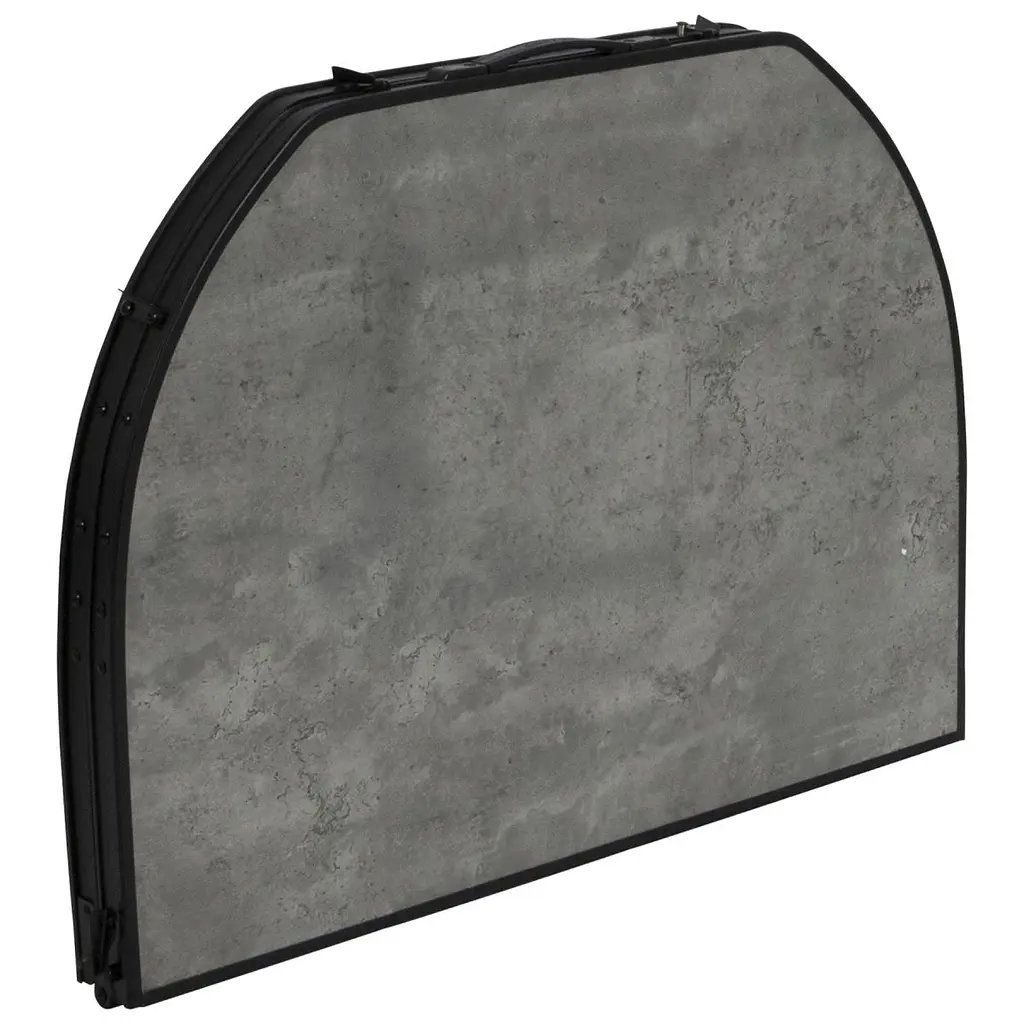 Стіл Bo-Camp Northgate Oval 120x80 cm Black/Grey (1404187) - фото 7