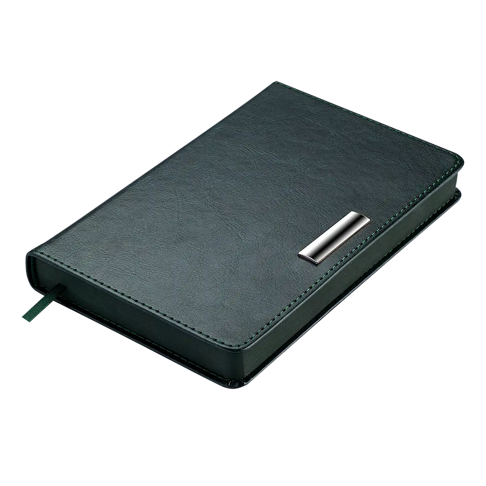 Щоденник недатований Buromax Salerno A6 штучна шкіра 336 сторінок зелений (BM.26030-04) - фото 4