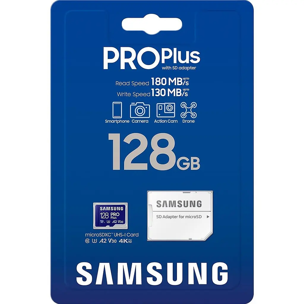 Карта пам'яті Samsung microSDXC 128GB C10 UHS-I R130MB/s PRO Plus (MB-MD128SA/EU) - фото 3