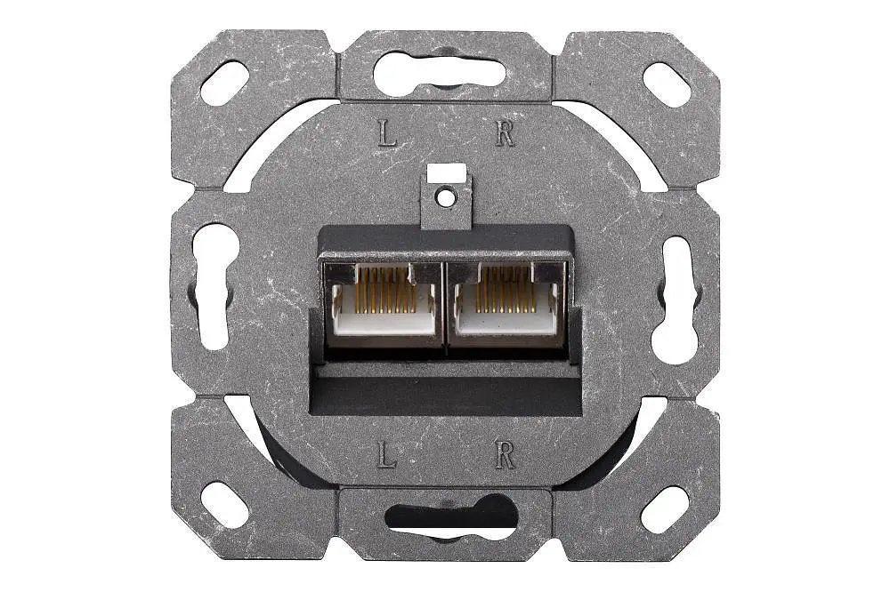 Розетка на два порта RJ45 CAT5E DN-9001-N DIGITUS by ASSMANN - фото 4