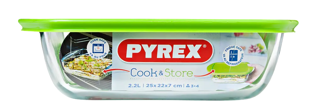 Форма з кришкою Pyrex Cook&Store 25х22х7 см kuh0015959 - фото 6