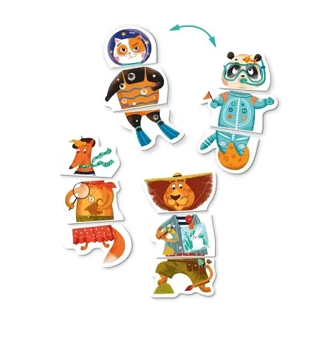 Набор магнитных пазлов "Приключения" 200216 Dodo (4820198244750) - фото 2