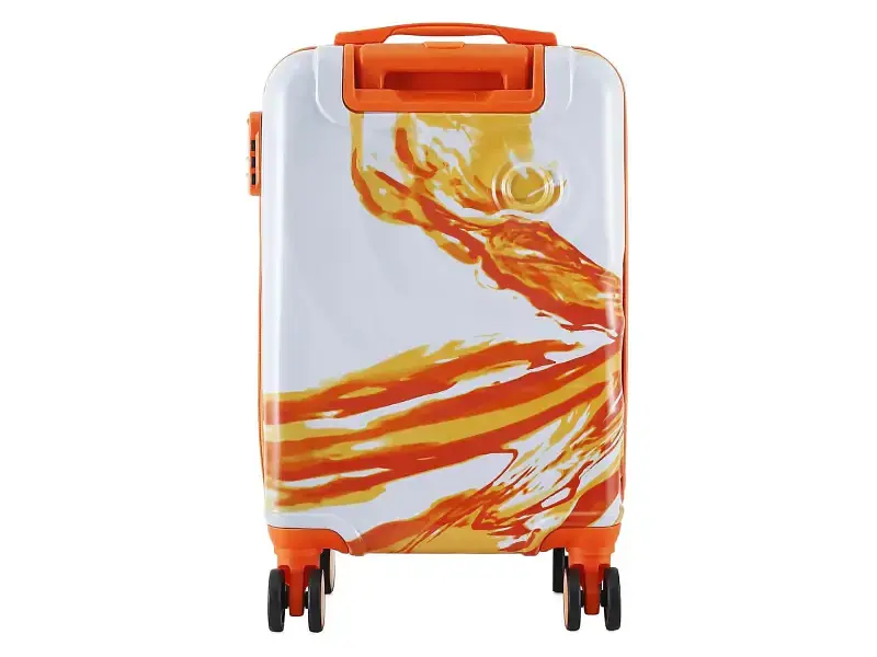 Валіза Semi Line 20 S White/Orange Print (T5655-1) - фото 4