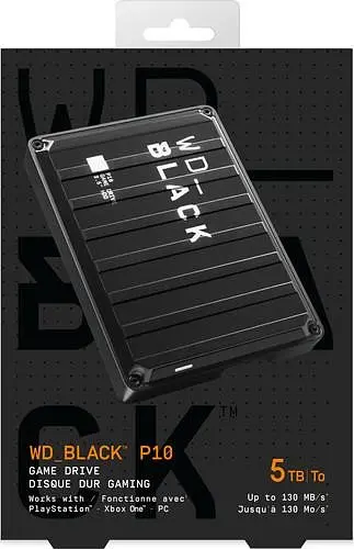 Зовнішній жорсткий диск 2.5" USB 5.0TB WD P10 Game Drive (WDBA3A0050BBK-WESN) - фото 7