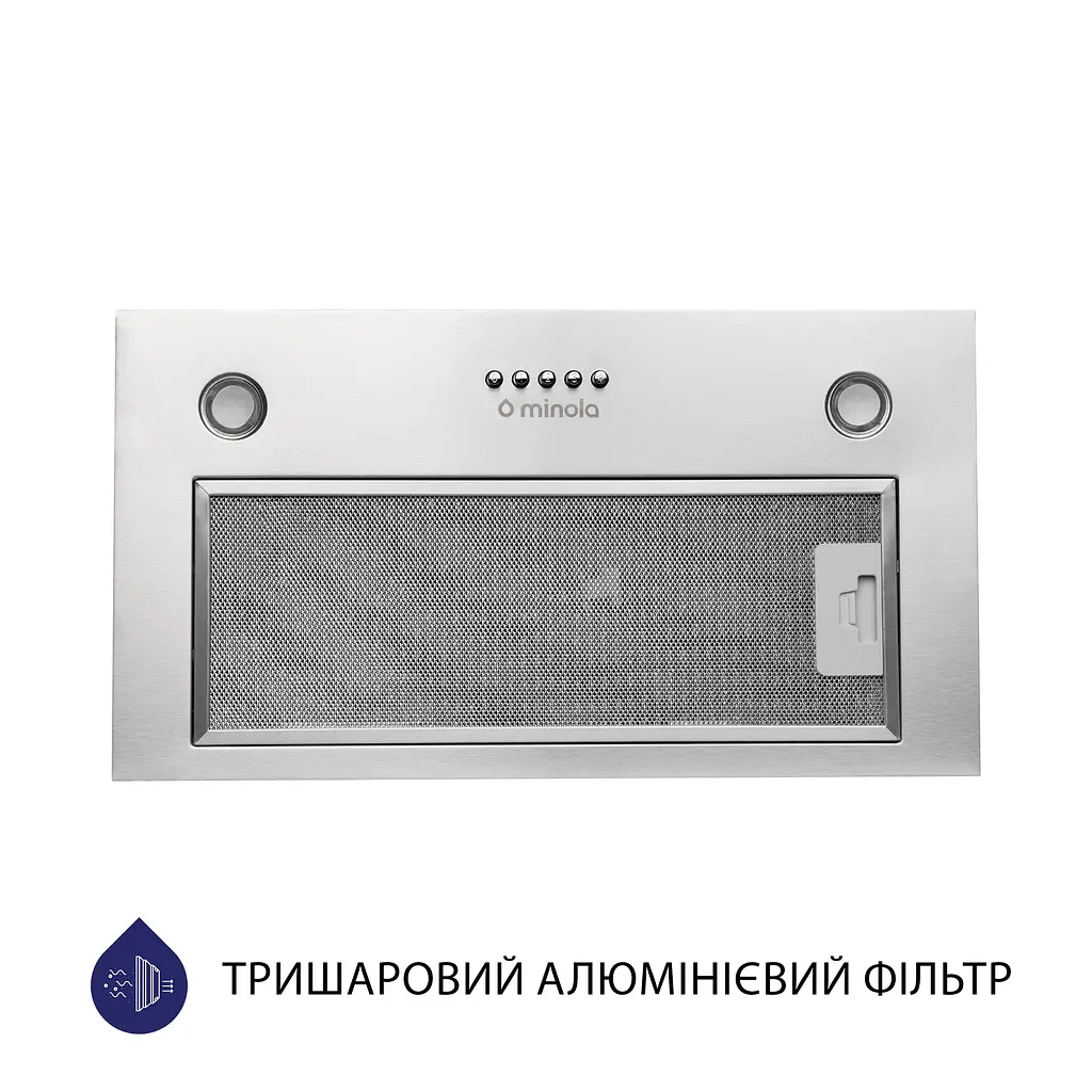 Витяжка вбудована MINOLA HBI 5327 I 800 LED - фото 2
