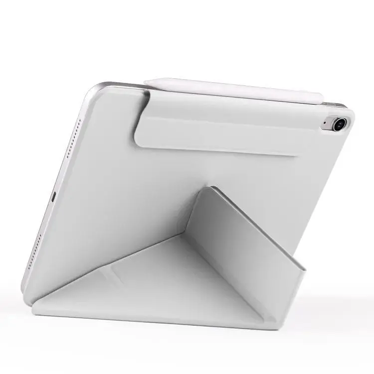 Обложка BeCover Ultra Slim Origami Magnetic с креплением Apple iPad Mini 7 2024 Gray (712949) - фото 3
