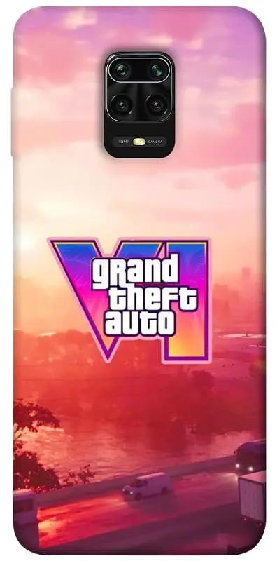 TPU чохол Demsky GTA VI Vice City для Xiaomi Redmi Note 9s / Note 9 Pro / Note 9 Pro Max