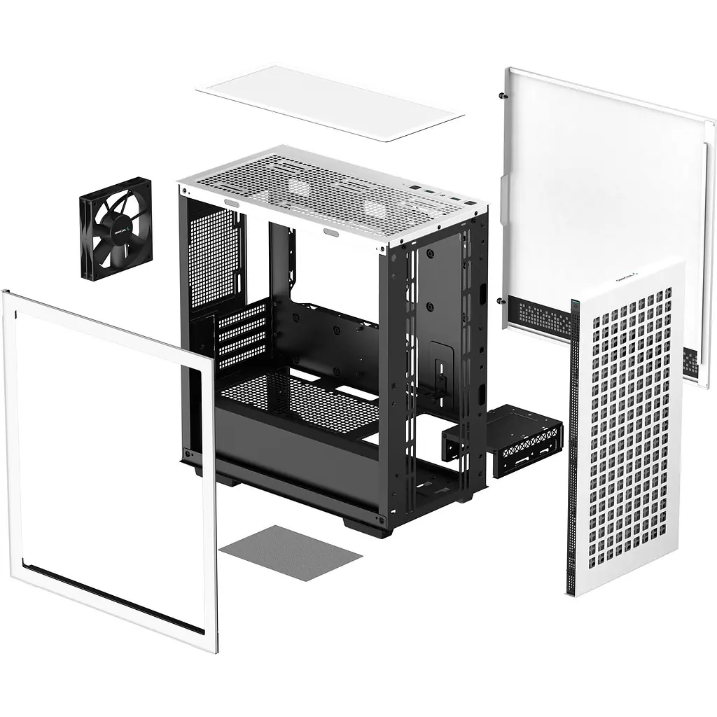 Корпус Deepcool CH370 White (R-CH370-WHNAM1-G-1) [146744] - фото 12