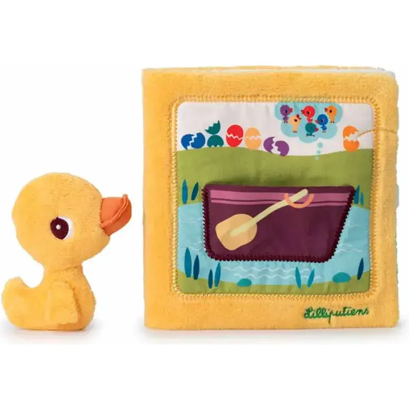 Розвиваюча м'яка книга Lilliputiens Качечка Гаспард відвідує ферму (83548) - фото 2