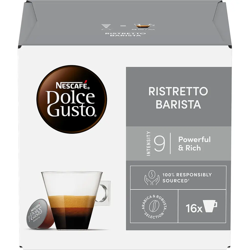 Уценка. Кофе в капсулах NESCAFE Dolce Gusto Ristretto Barista 104 г - фото 7