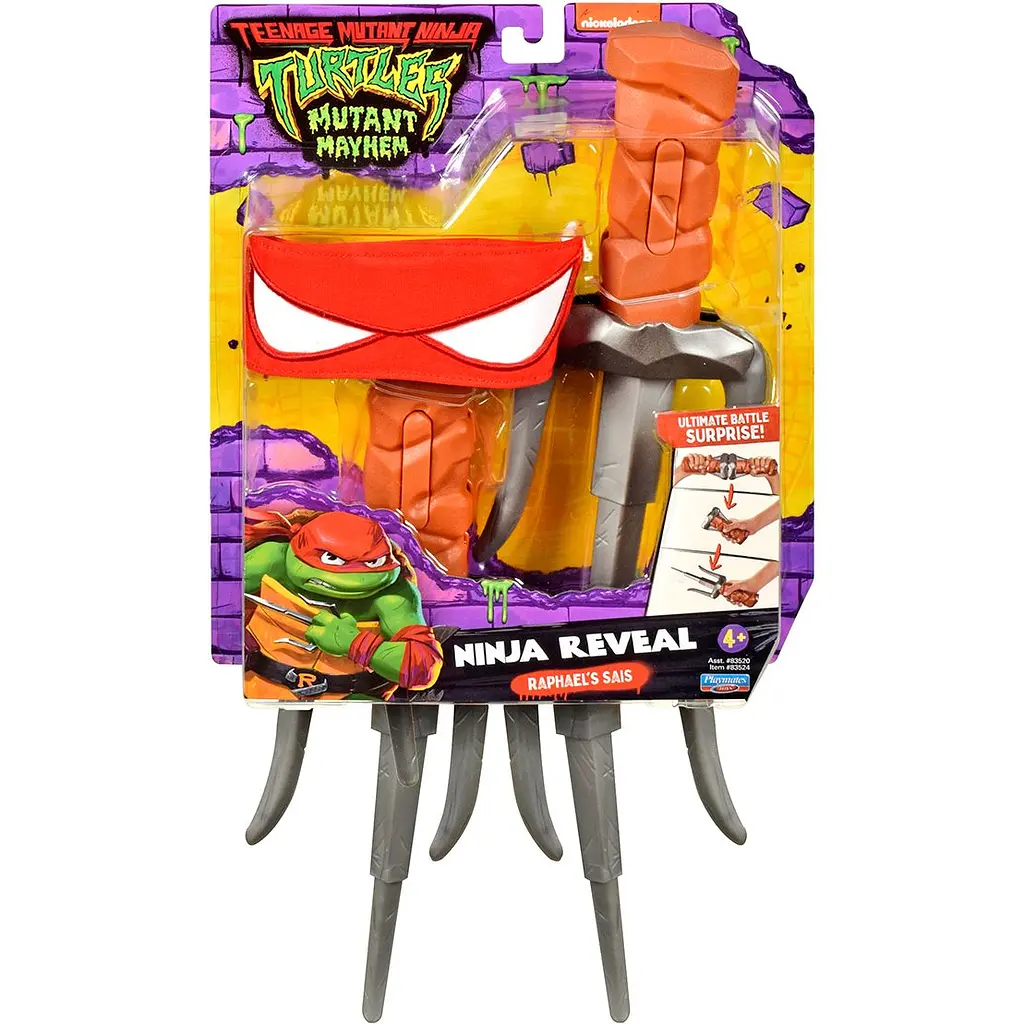 Набор игрушечного оружия TMNT Черепашки-ниндзя Movie III Кинджал-сай Рафаэля (83524) - фото 5