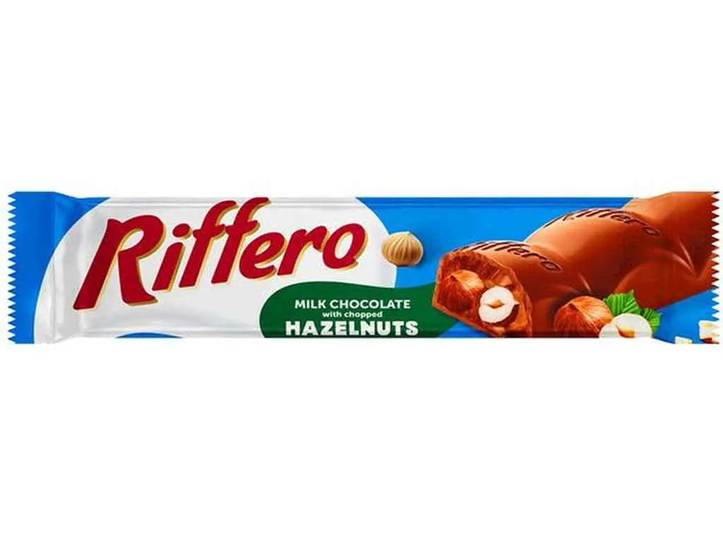 Шоколад молочний Riffero 35г з лісовим горіхом