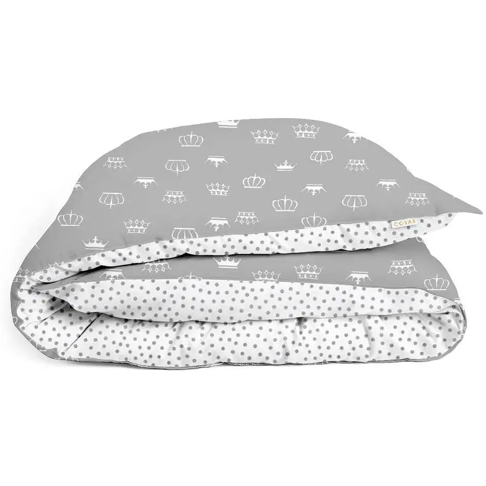 Підковдра дитяча Cosas Grey Crown 110х140 см (CrownG_zig_140q) - фото 3