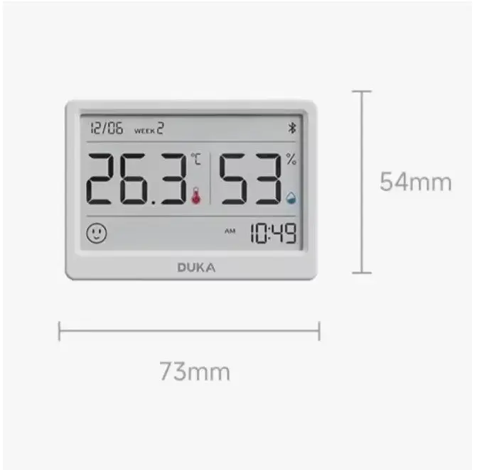 Датчик Термометр гігрометр + годинник ATuMan TH2 Clock Thermometr Hygrometer (Китайська версія) - фото 7