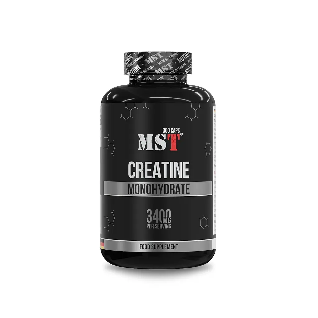Моногідрат креатину MST Nutrition Creatine Monohydrate, 300 капсул