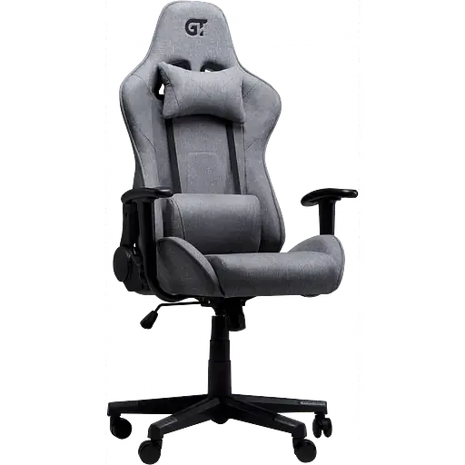 Геймерське крісло GT Racer X-2316 Fabric Gray/Gray (X-2316 Fabric Gray/Gray) - фото 3
