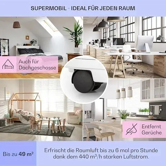 Кондиціонер мобільний Klarstein Kraftwerk Smart 10K 3-в-1 (10034666) - фото 5