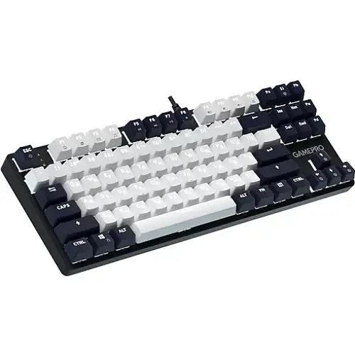Клавіатура USB GamePro Genesis Metallic MK110B Outemu Red Switch UA LED Black (MK110B) - фото 2
