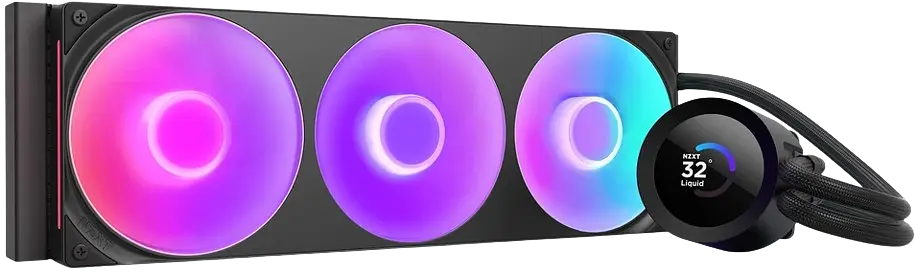 Водяне охолодження NZXT Kraken Plus 360 V2 RGB Black (RL-KR360-B2) - фото 2