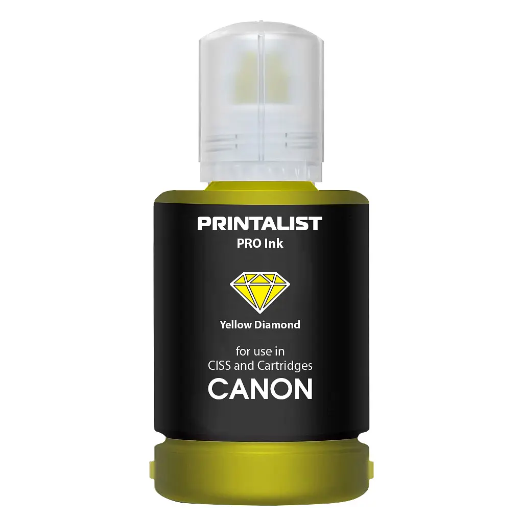 Чорнило PRINTALIST для Canon 140г Yellow водорозчинне (PL-INK-CANON-Y) - фото 5