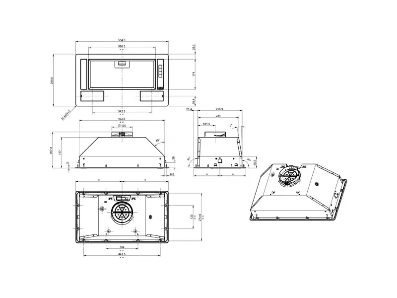 Витяжка Gorenje BHI681EB - фото 3