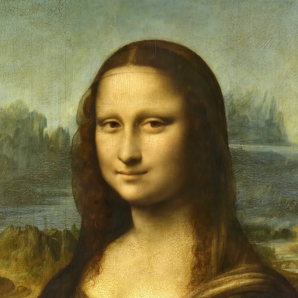 Інтер'єрна картина Мона Ліза, Джоконда, Леонардо да Вінчі, Leonardo da Vinci, Mona Lisa, християнський живопис, 60×40 см (id6666) - фото 5