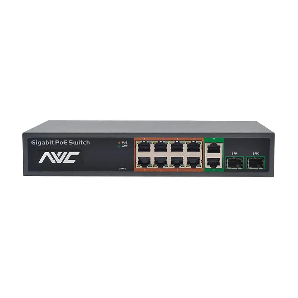 PoE-комутатор 10-портовий NVC-1008GSR (73-00102) - фото 2