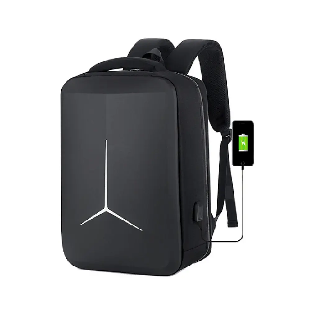 Рюкзак для ноутбука Voltronic 15.6", TT-2020-2G, Nylon, Polyester, Oxford, Gray, USB (45011)