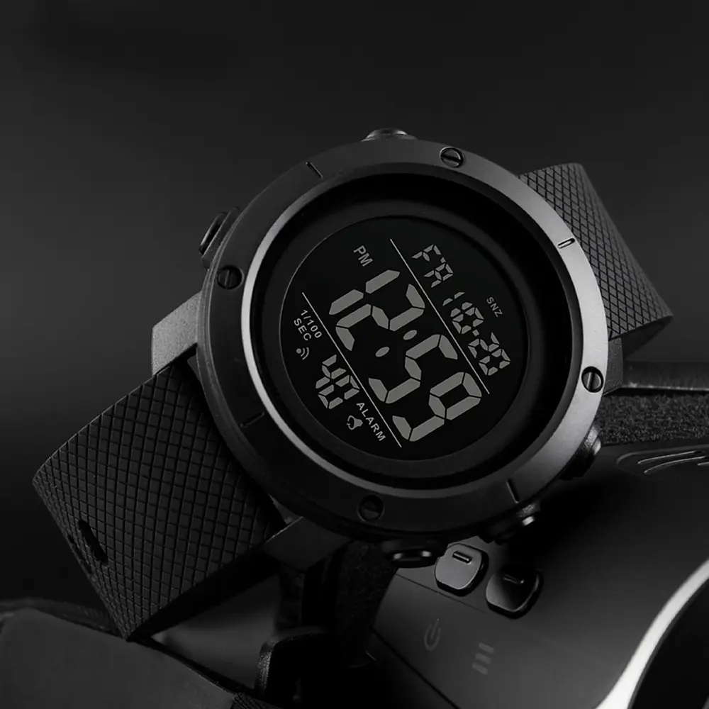 Наручний годинник чоловічий 1426BKBK All Black Skmei acs0030748 - фото 2