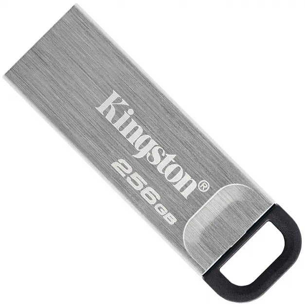 USB флеш-накопичувач Kingston DataTraveler Kyson 256GB USB-A 3.2 Gen 1 Silver/Black (DTKN/256GB) [69969] - фото 3