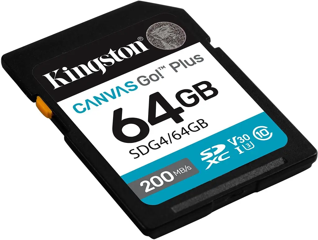 Kingston Карта пам'яті Kingston SD 64GB C10 UHS-I U3 V30 R200MB/s - фото 2