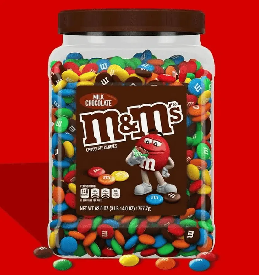 Драже M&M's Chocolate Candy Bulk Jar Milk Chocolate 1757.7 г - фото 2