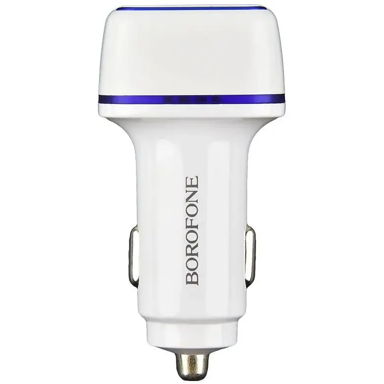 Автомобільний зарядний пристрій Borofone BZ14A PD20W + QC3.0 3A Білий - фото 2