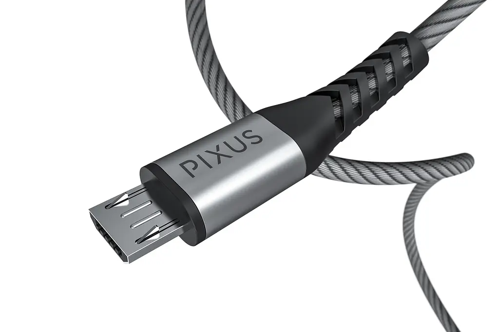Pixus Flex Micro USB кабель Gray - фото 4