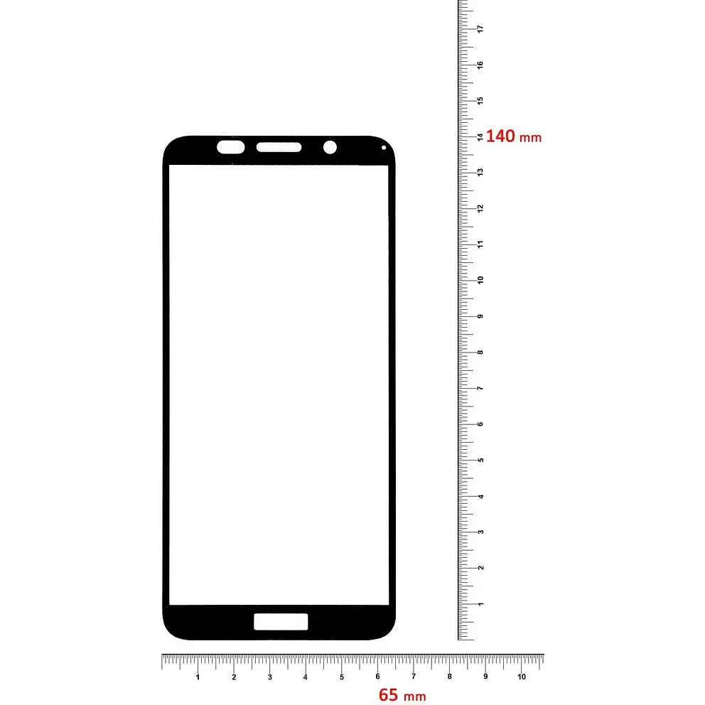 Захисне скло BeCover для Huawei Y5 2018 Black (702754) - фото 3