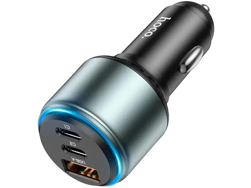 Автомобільний зарядний пристрій Hoco NZ9 Galloper 95 W (2C1A) Black - фото 2