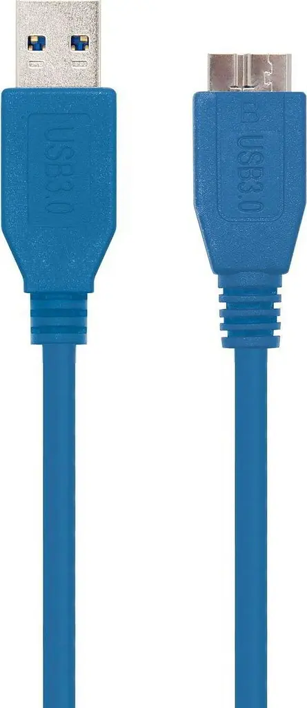 Кабель Ritar Micro Usb 3.0 для жестких внешних дисков сдвоенный широкий 1 метр - фото 5
