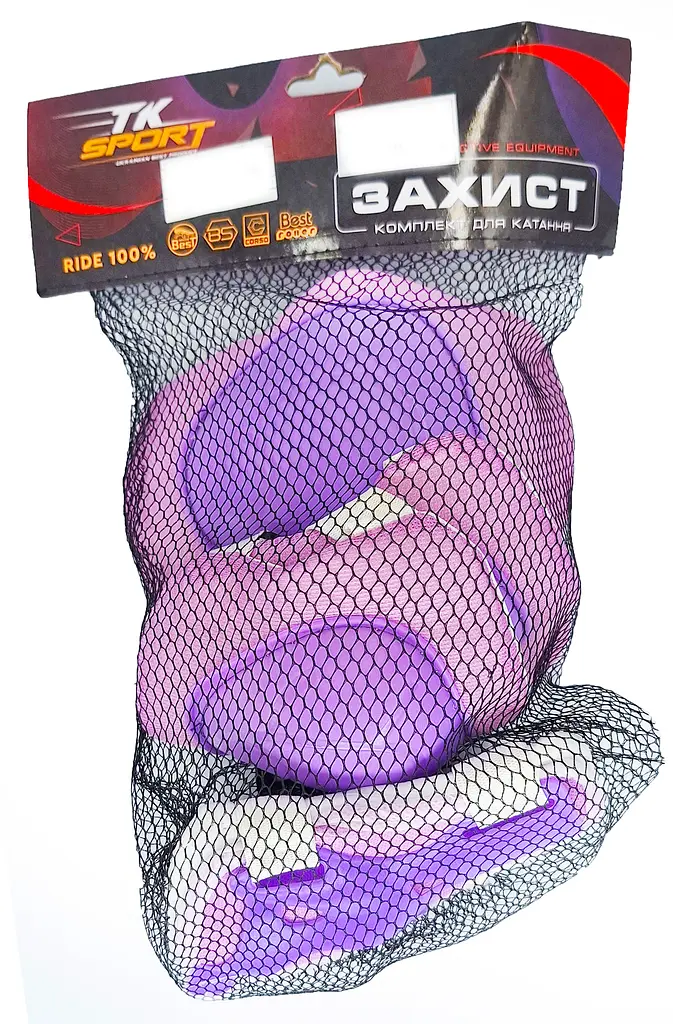 Комплект дитячого захисту Union group А04 XS (2-5 р) фіолетовий (G00003874) - фото 3